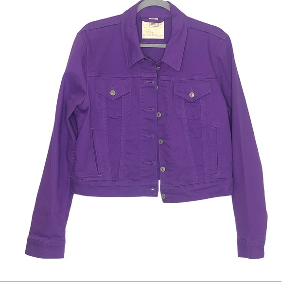 levis purple denim jacket